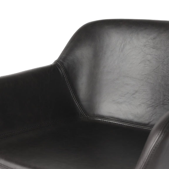Hannah Swivel Bar + Counter Stool - Sonoma Black