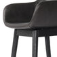 Hannah Swivel Bar + Counter Stool - Sonoma Black