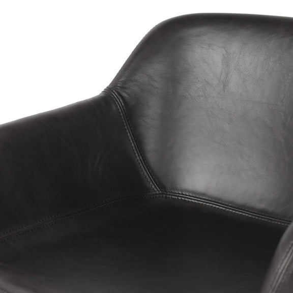 Hannah Swivel Bar + Counter Stool - Sonoma Black