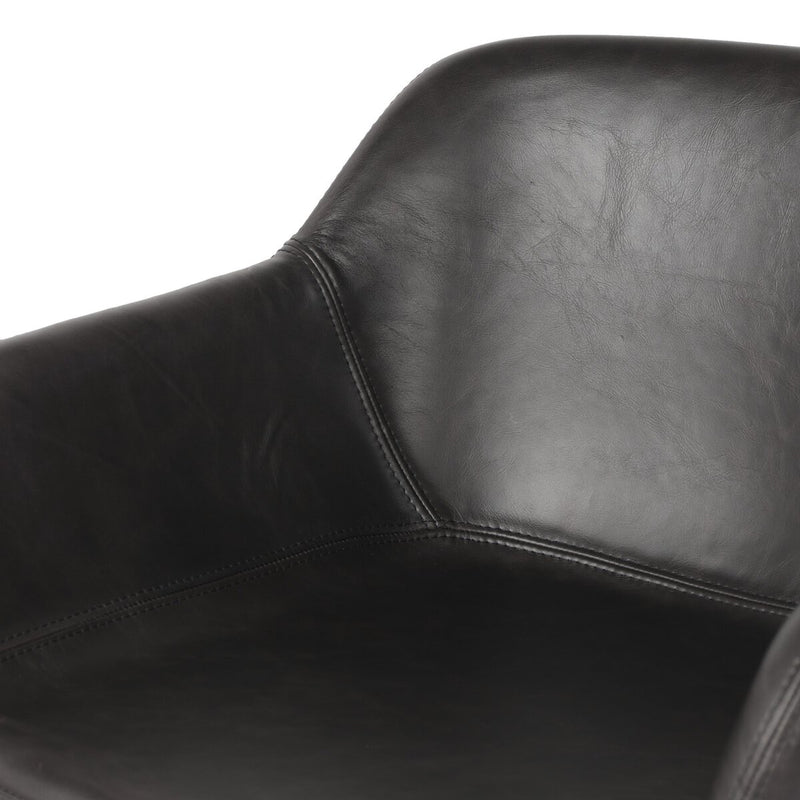 Hannah Swivel Bar + Counter Stool - Sonoma Black