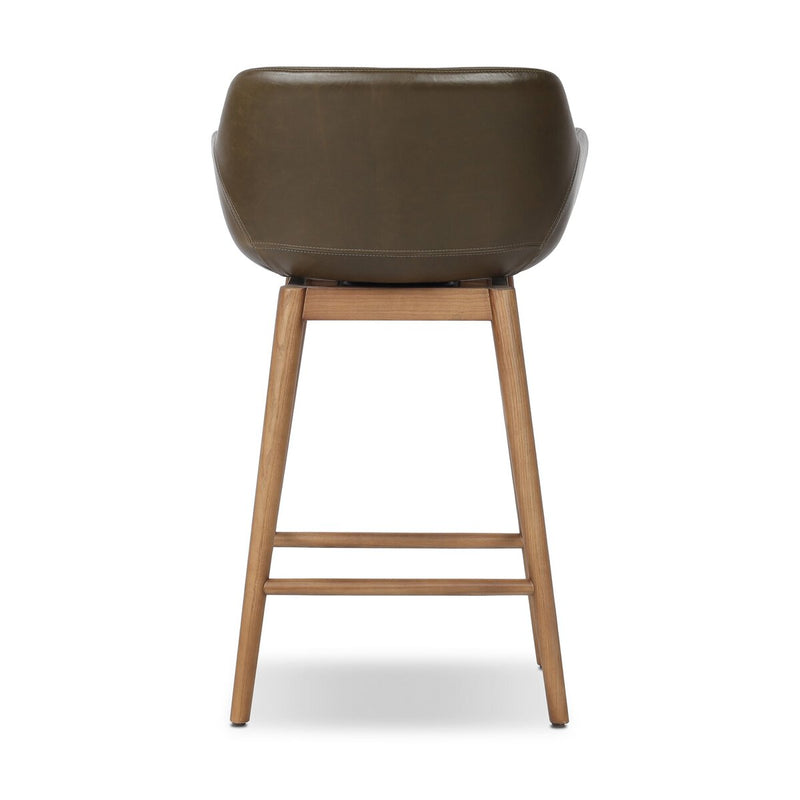Hannah Swivel Bar + Counter Stool - Dulane Moss