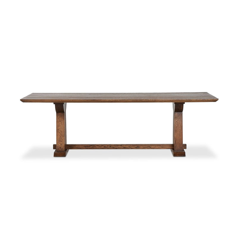Ashwin Dining Table - Brown Oak