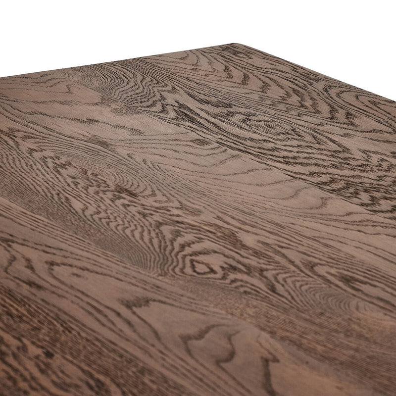 Ashwin Dining Table - Brown Oak