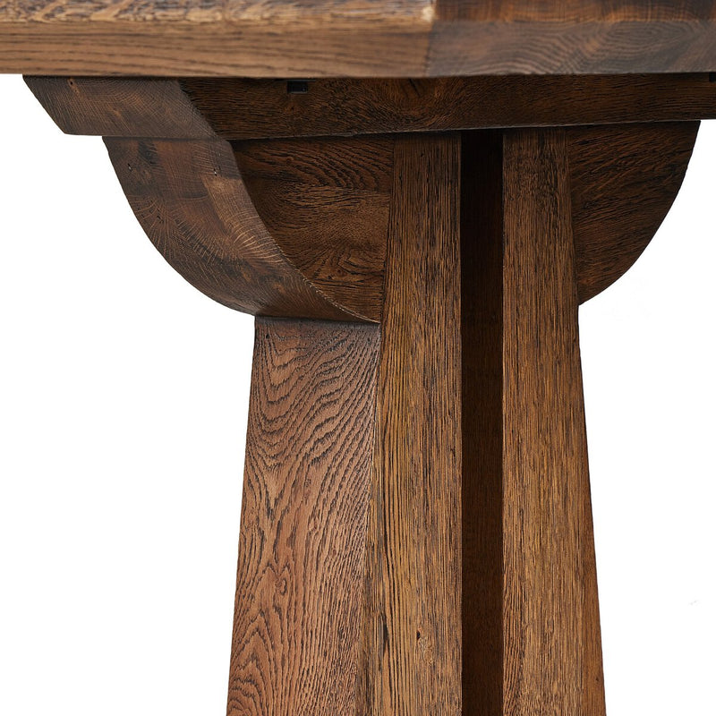 Ashwin Dining Table - Brown Oak