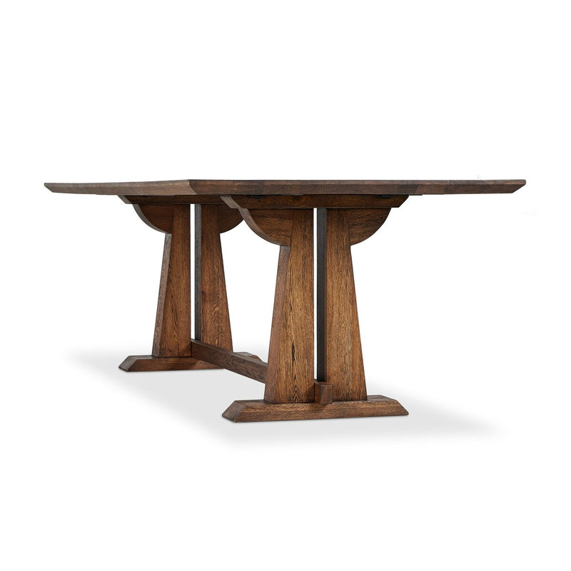 Ashwin Dining Table - Brown Oak