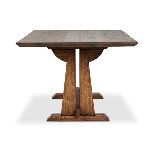 Ashwin Dining Table - Brown Oak