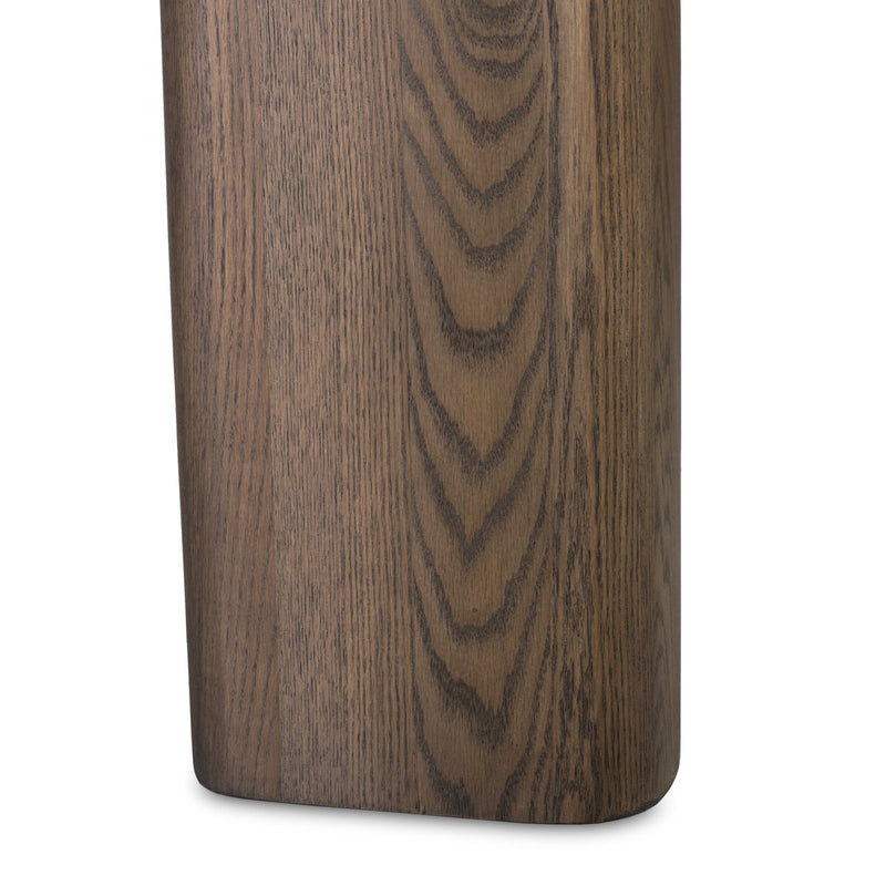 Soho Dining Table - Aged Natural Oak Veneer