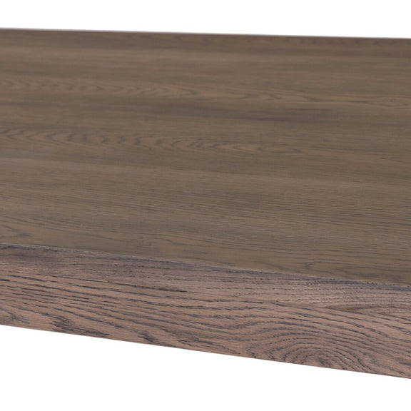 Soho Dining Table - Aged Natural Oak Veneer