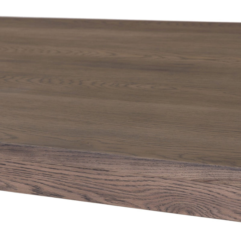 Soho Dining Table - Aged Natural Oak Veneer