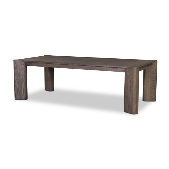 Soho Dining Table - Aged Natural Oak Veneer
