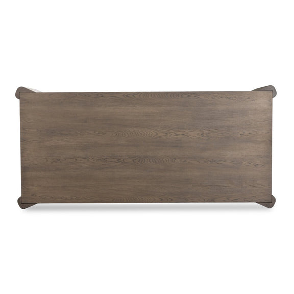 Soho Dining Table - Aged Natural Oak Veneer