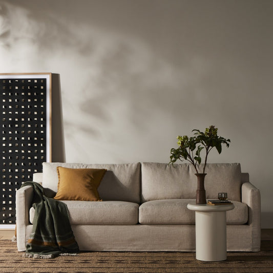 Hampton Slipcover Sofa - Evere Cream