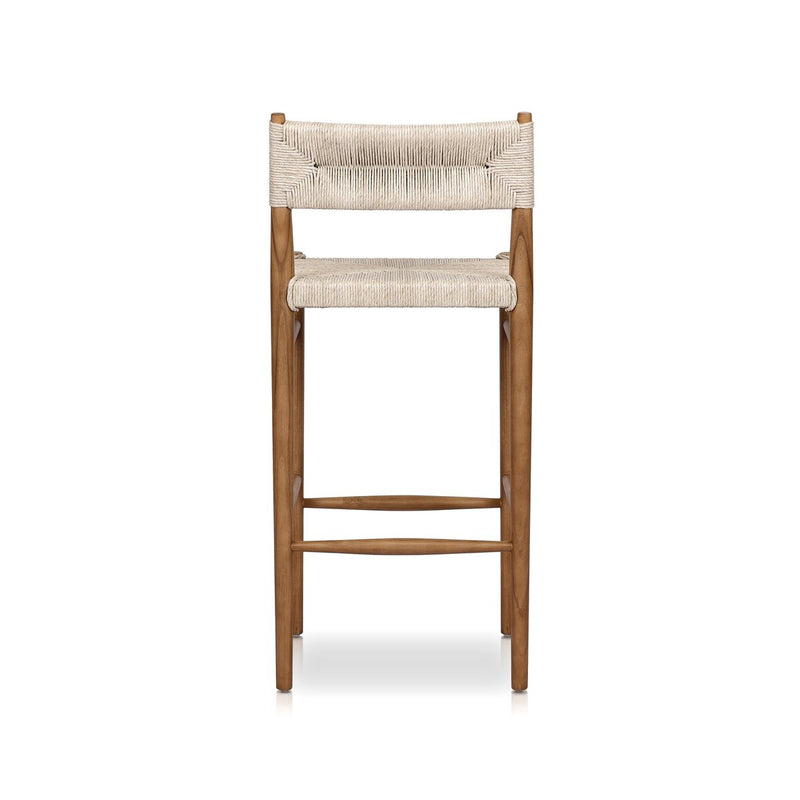 Lomas Bar + Counter Outdoor Stool - Vintage White