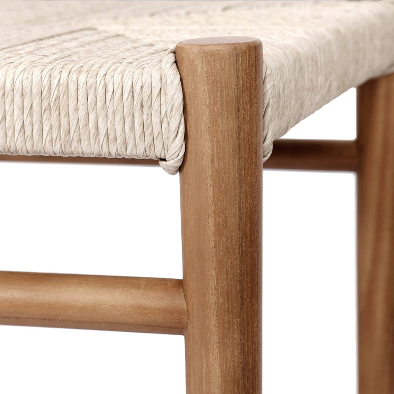 Lomas Bar + Counter Outdoor Stool - Vintage White