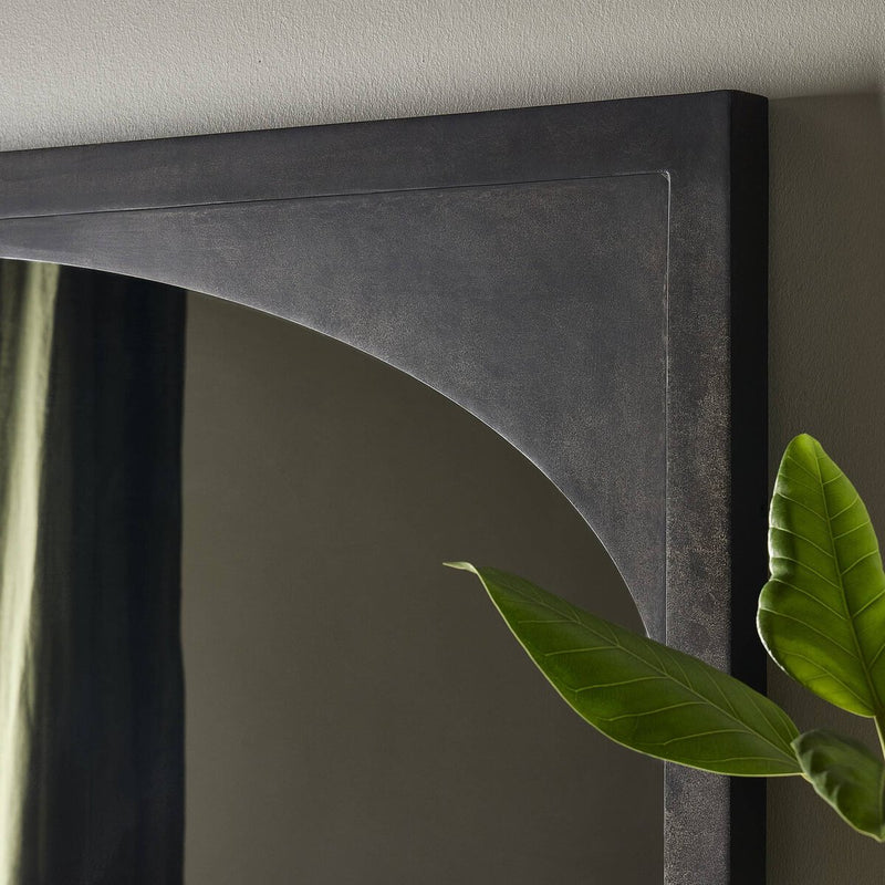 Troyes Floor Mirror - Burnished Charcoal