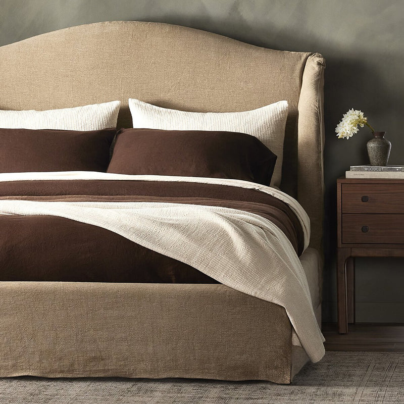 Meryl Slipcover Bed - Broadway Canvas