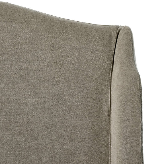Meryl Slipcover Bed - Broadway Stone