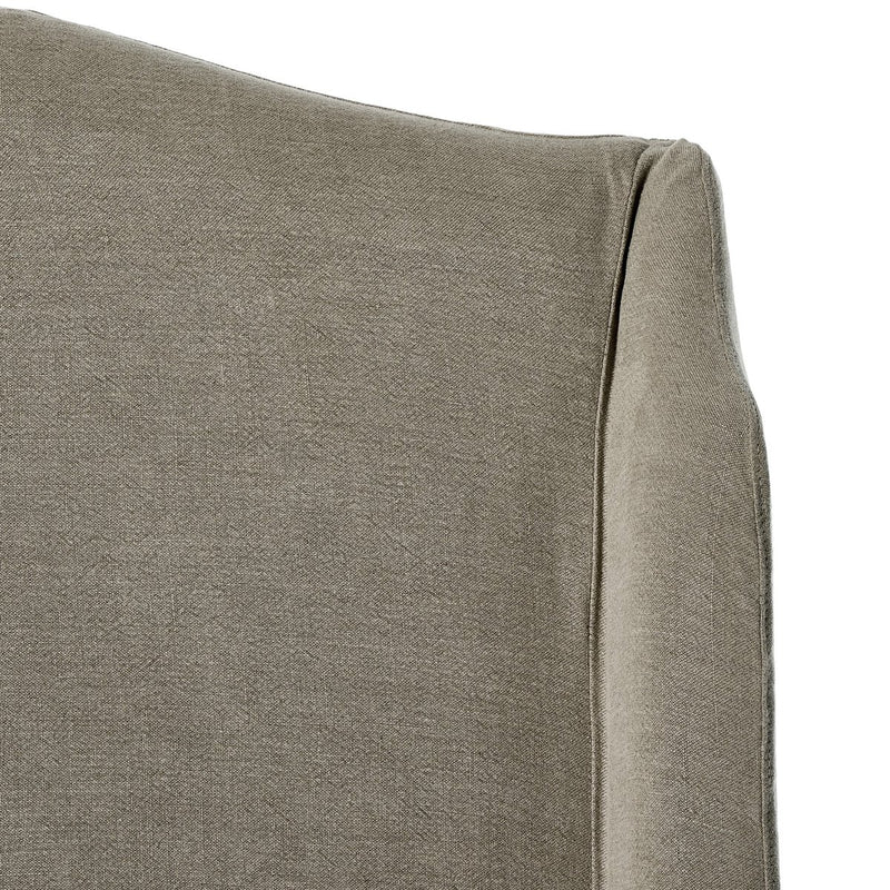 Meryl Slipcover Bed - Broadway Stone