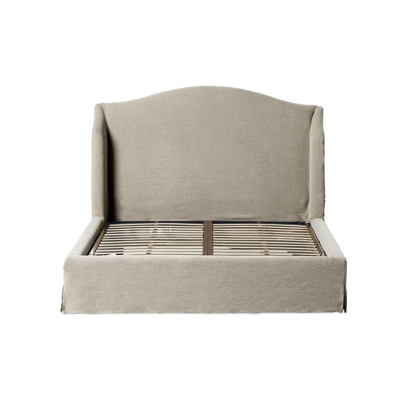 Meryl Slipcover Bed - Broadway Stone