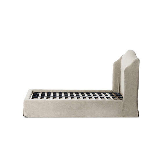 Meryl Slipcover Bed - Broadway Stone