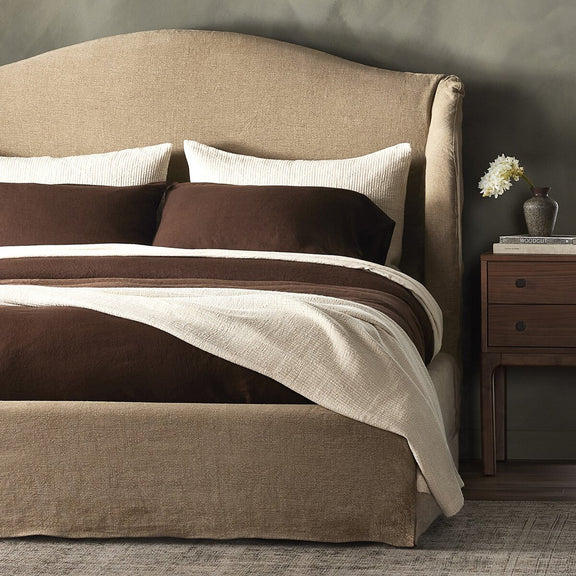 Meryl Slipcover Bed - Broadway Canvas