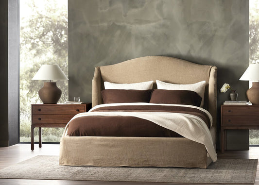 Meryl Slipcover Bed - Broadway Canvas