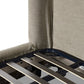 Meryl Slipcover Bed - Broadway Stone
