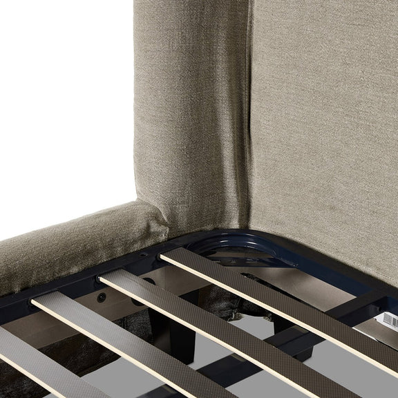 Meryl Slipcover Bed - Broadway Stone