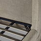 Meryl Slipcover Bed - Broadway Stone