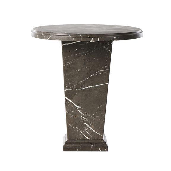 Eslo End Table - Grey Italian Marble