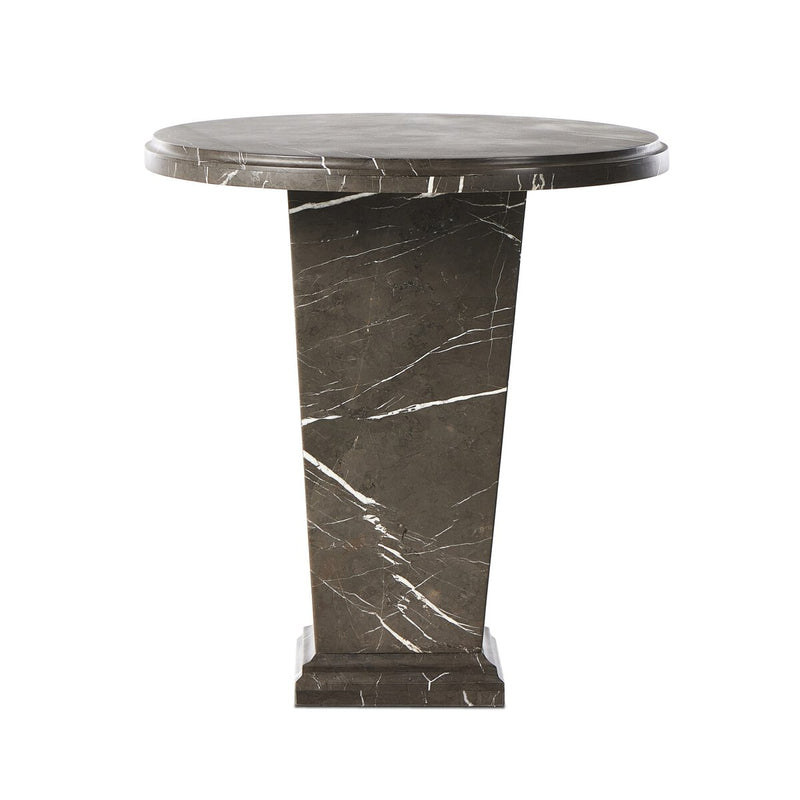 Eslo End Table - Grey Italian Marble