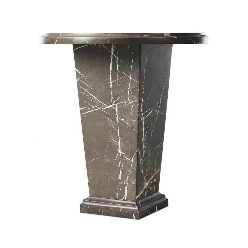 Eslo End Table - Grey Italian Marble
