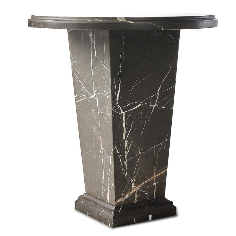 Eslo End Table - Grey Italian Marble