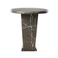 Eslo End Table - Grey Italian Marble