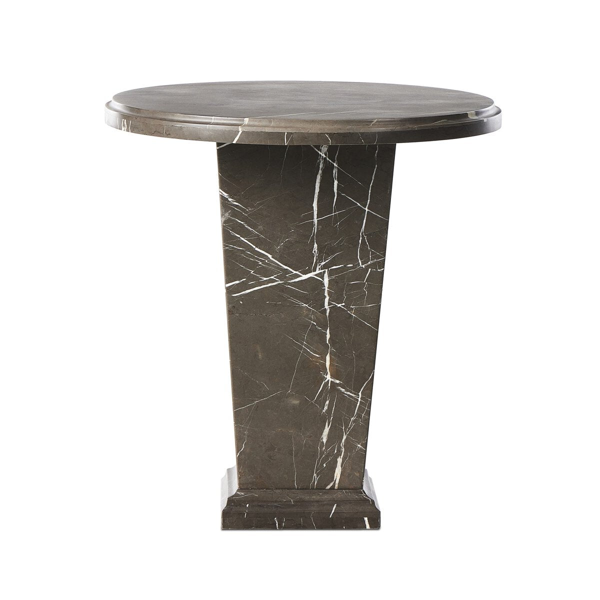 Eslo End Table - Grey Italian Marble
