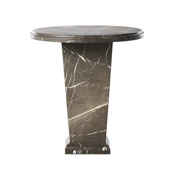 Eslo End Table - Grey Italian Marble