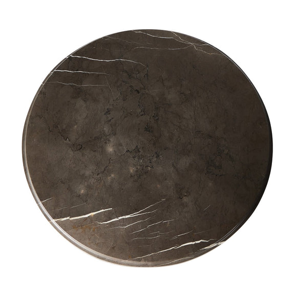 Eslo End Table - Grey Italian Marble