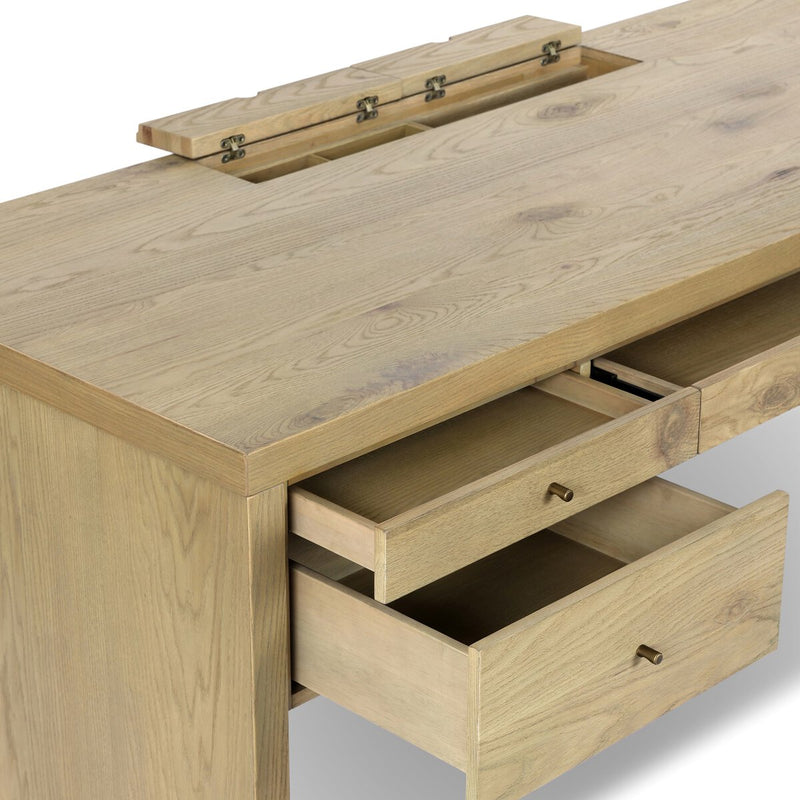 Torrington Desk - Sandy Oak Resawn