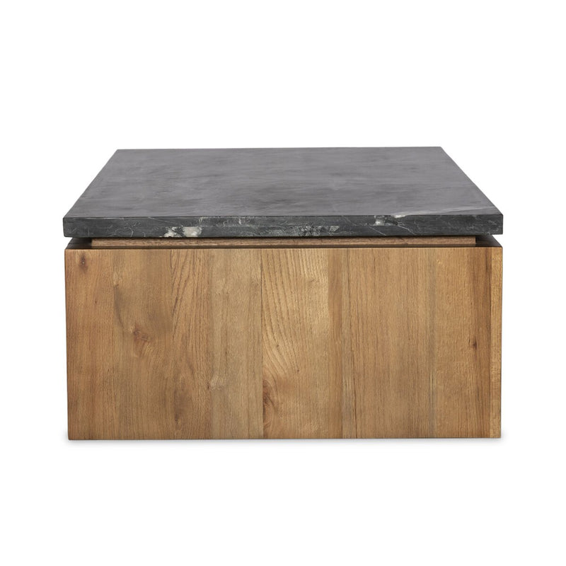 Kenneth Coffee Table - Polished Black Marble