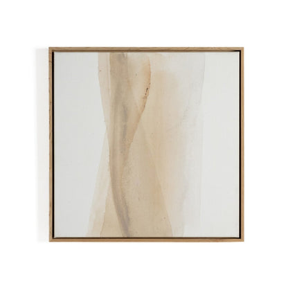 Neutral Wash 1 by Jess Engle - White Oak Floater