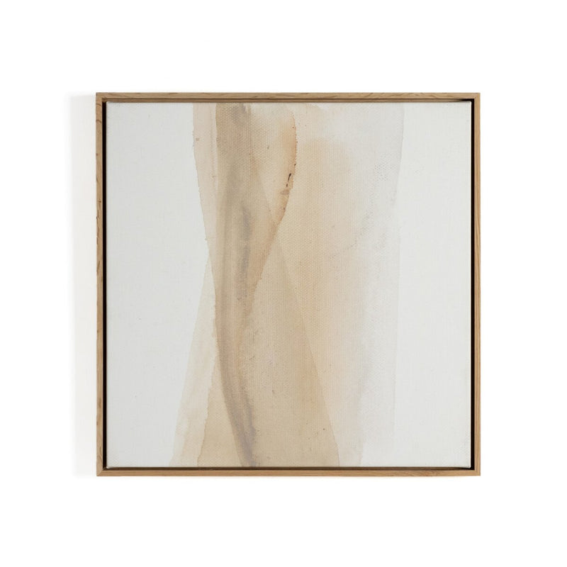 Neutral Wash 1 by Jess Engle - White Oak Floater