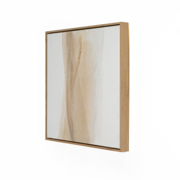 Neutral Wash 1 by Jess Engle - White Oak Floater