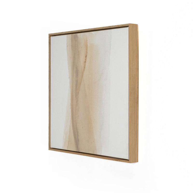 Neutral Wash 1 by Jess Engle - White Oak Floater