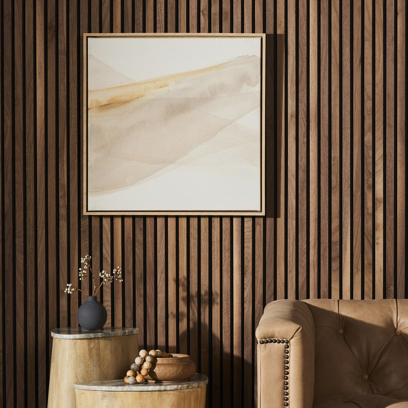 Neutral Wash 3 by Jess Engle - White Oak Floater