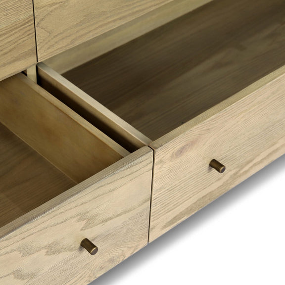Torrington 6 Drawer Dresser - Sandy Oak Veneer