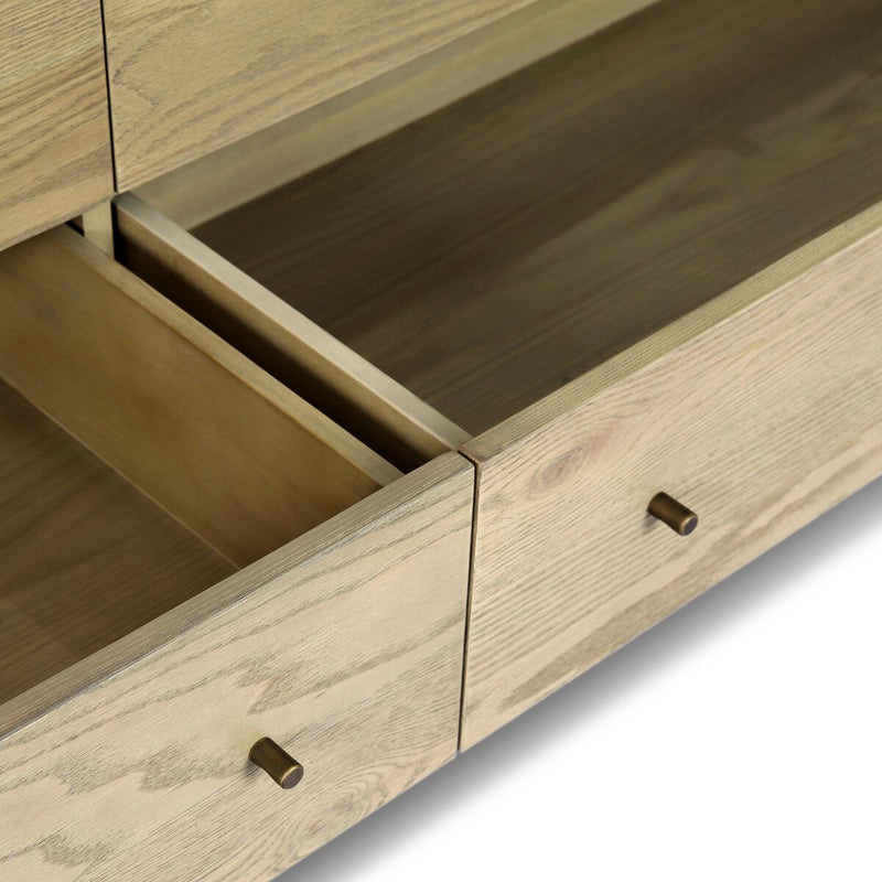 Torrington 6 Drawer Dresser - Sandy Oak Veneer