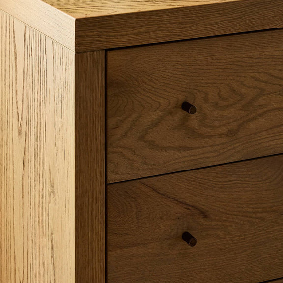 Torrington 6 Drawer Dresser - Sandy Oak Veneer