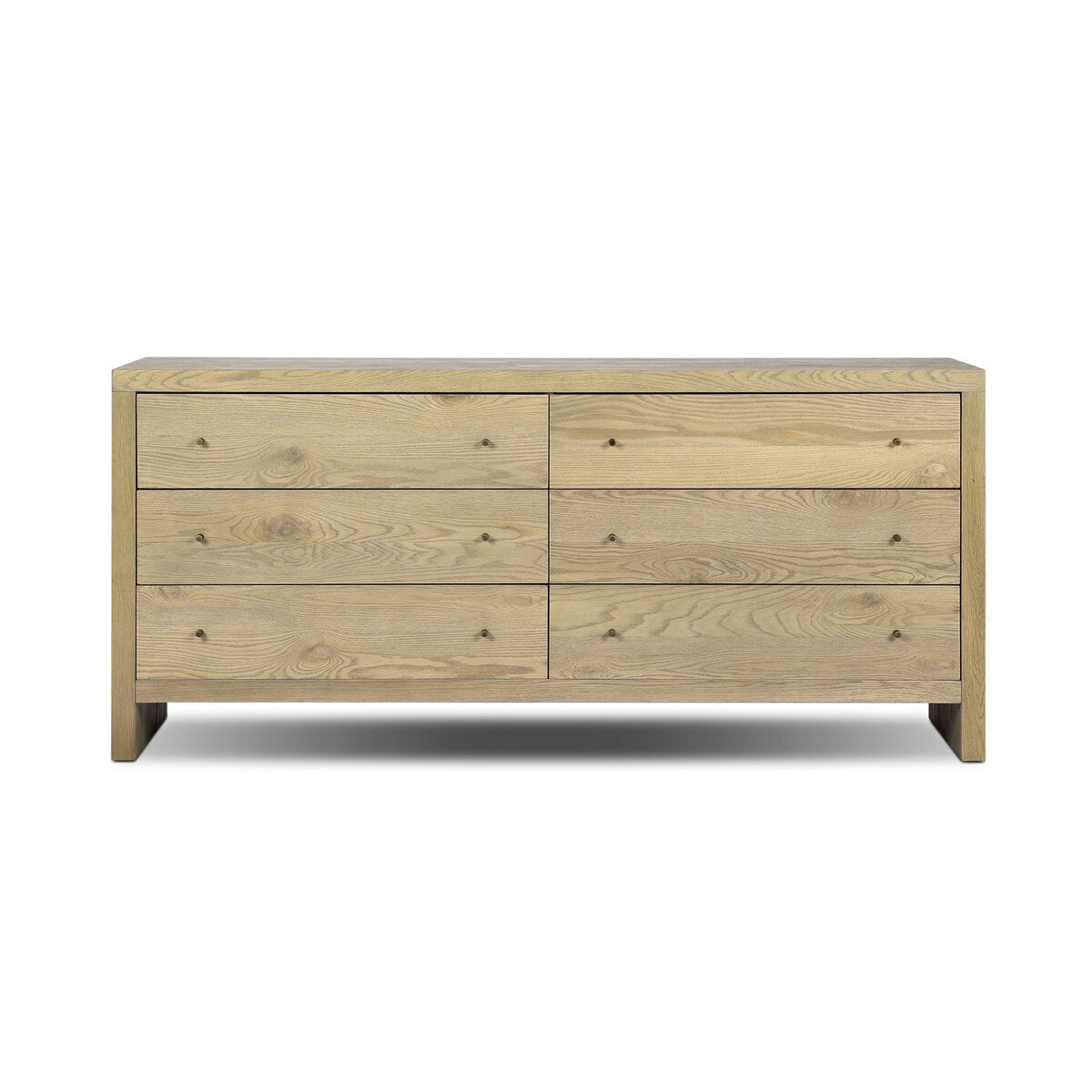 Torrington 6 Drawer Dresser - Sandy Oak Veneer
