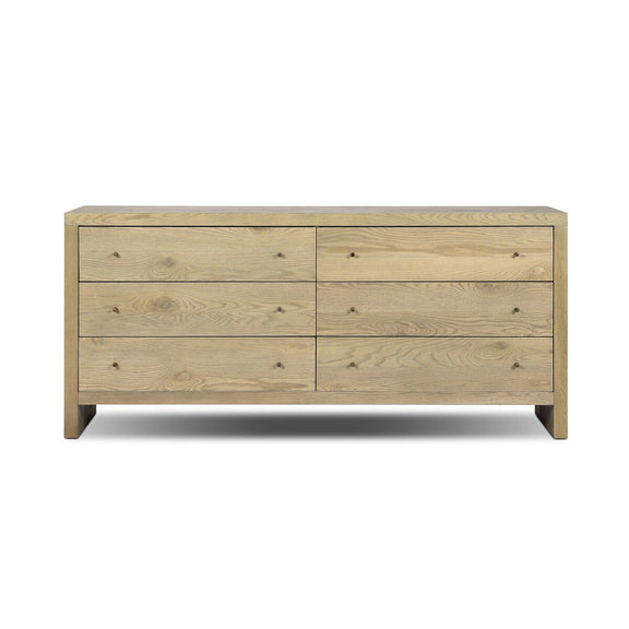 Torrington 6 Drawer Dresser - Sandy Oak Veneer