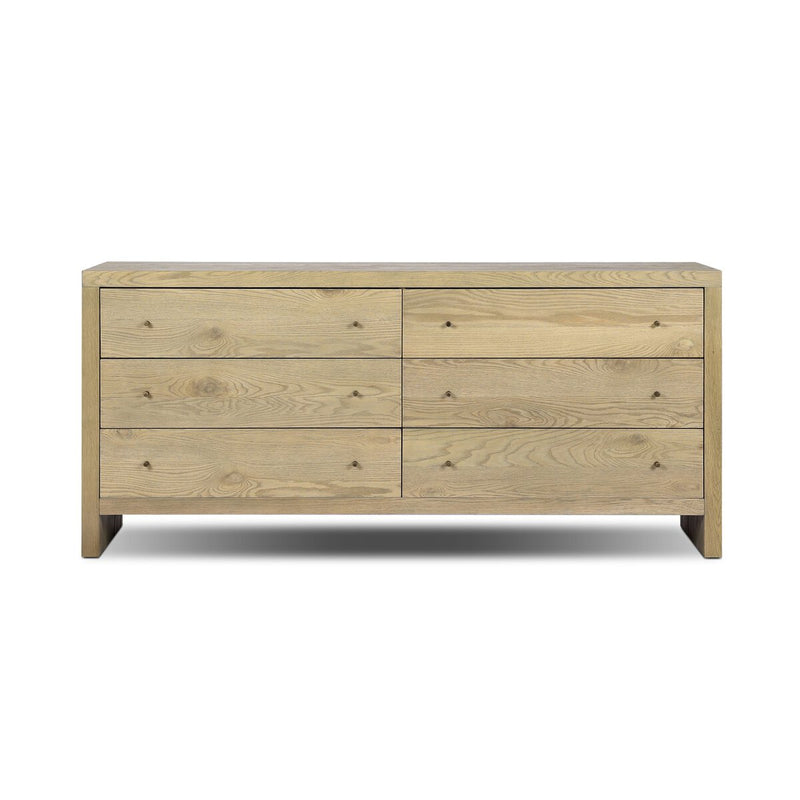 Torrington 6 Drawer Dresser - Sandy Oak Veneer